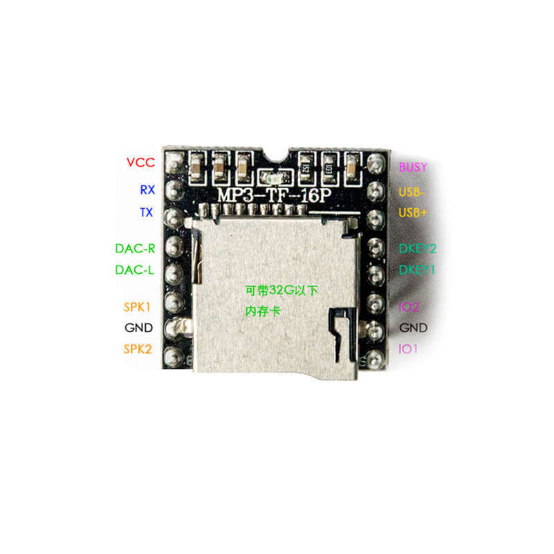 MP3-TF-16P提供串口的MP3？